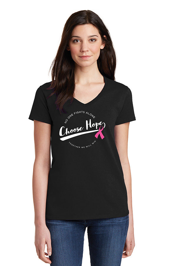 Ladies Choose Hope Cancer Support T-shirt