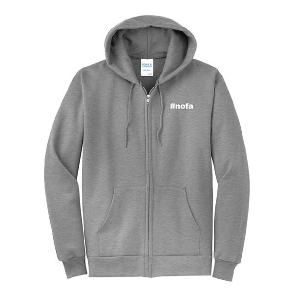 No One Fights Alone® Unisex Multicolored Ribbon Full Zip Hoodie - Image 5