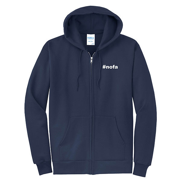 No One Fights Alone® Unisex Multicolored Ribbon Full Zip Hoodie - Image 3