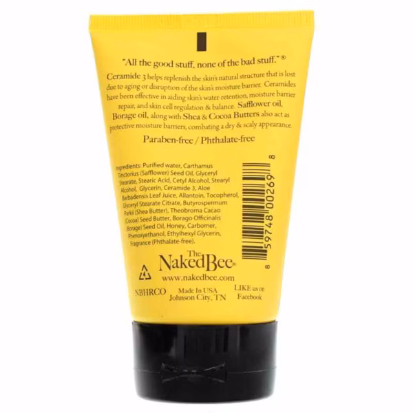 The Naked Bee Serious Hand Repair Cream Repairs dry, cracked hands while restoring your skin's natural moisture barrier.